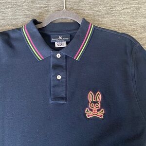 Men’s Psycho Bunny Polo in black! Size 7 (XL)